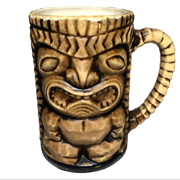 Vintage Handled Florida Leilani Style Tiki Mug